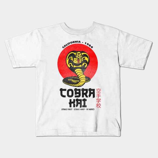 Cobra Kai Kids T-Shirt by Melonseta